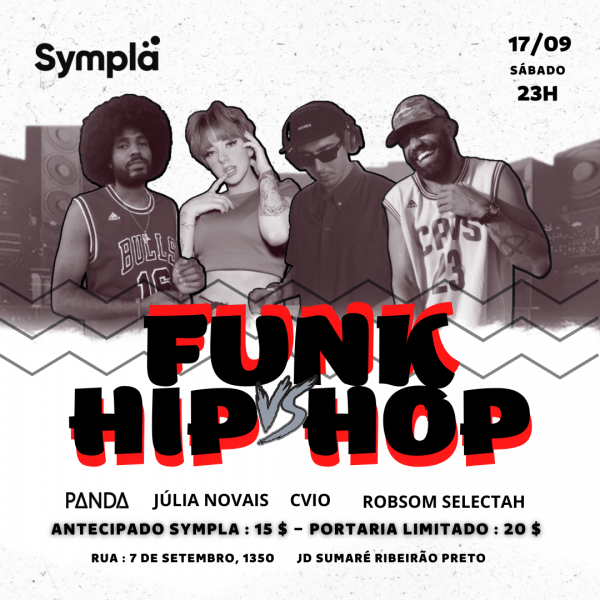 Baile de Quebra Funk vs Hip Hop. em Ribeirão Preto Sympla