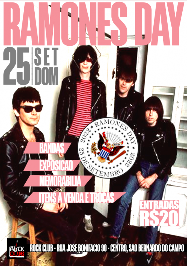 Ramones Day 2022 em São Bernardo do Campo 2024 Sympla