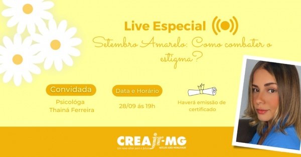 Setembro Amarelo: Como combater o estigma? - online - Sympla