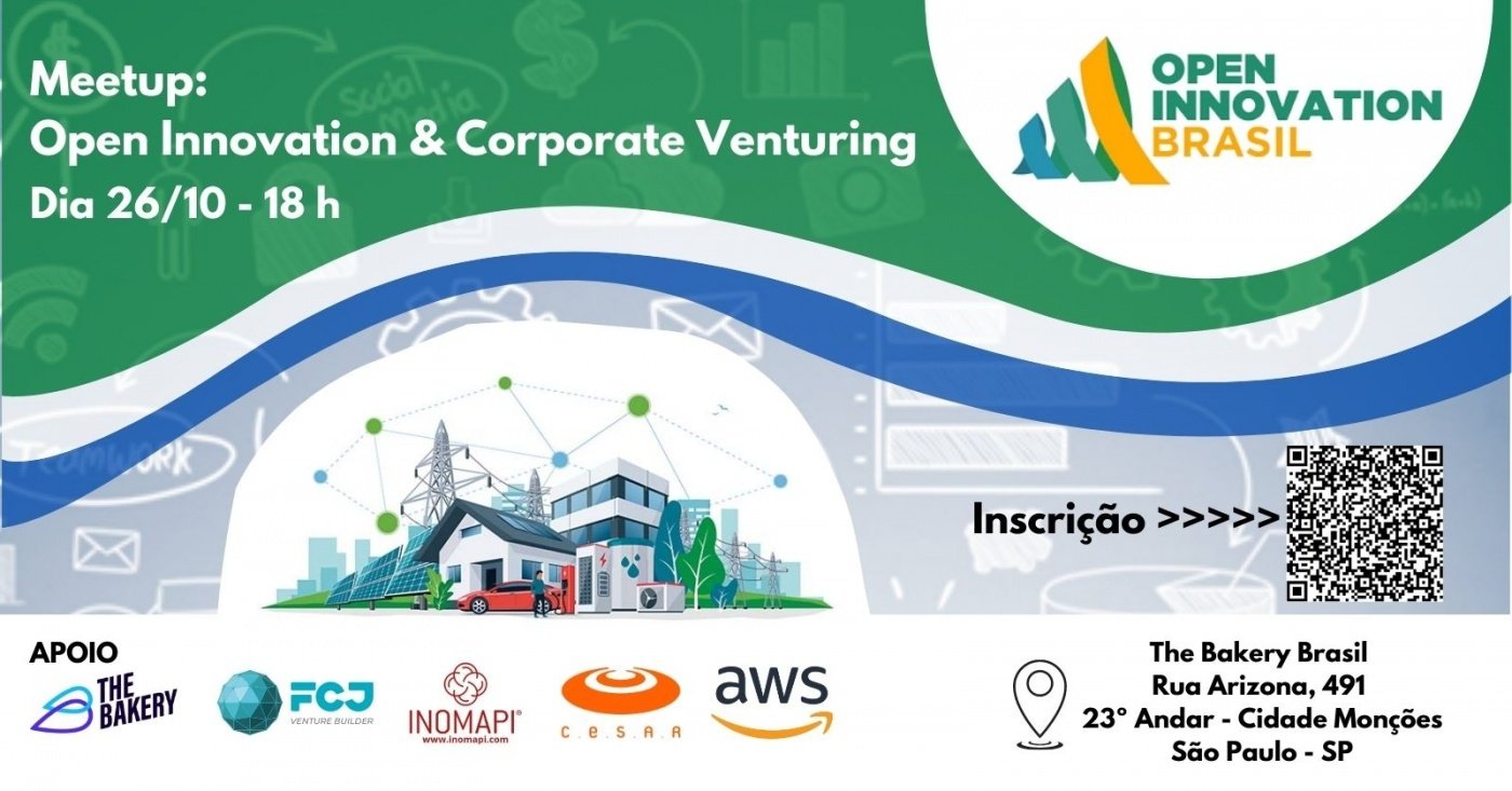 Meetup: Open Innovation & Corporate Venturing em São Paulo - Sympla