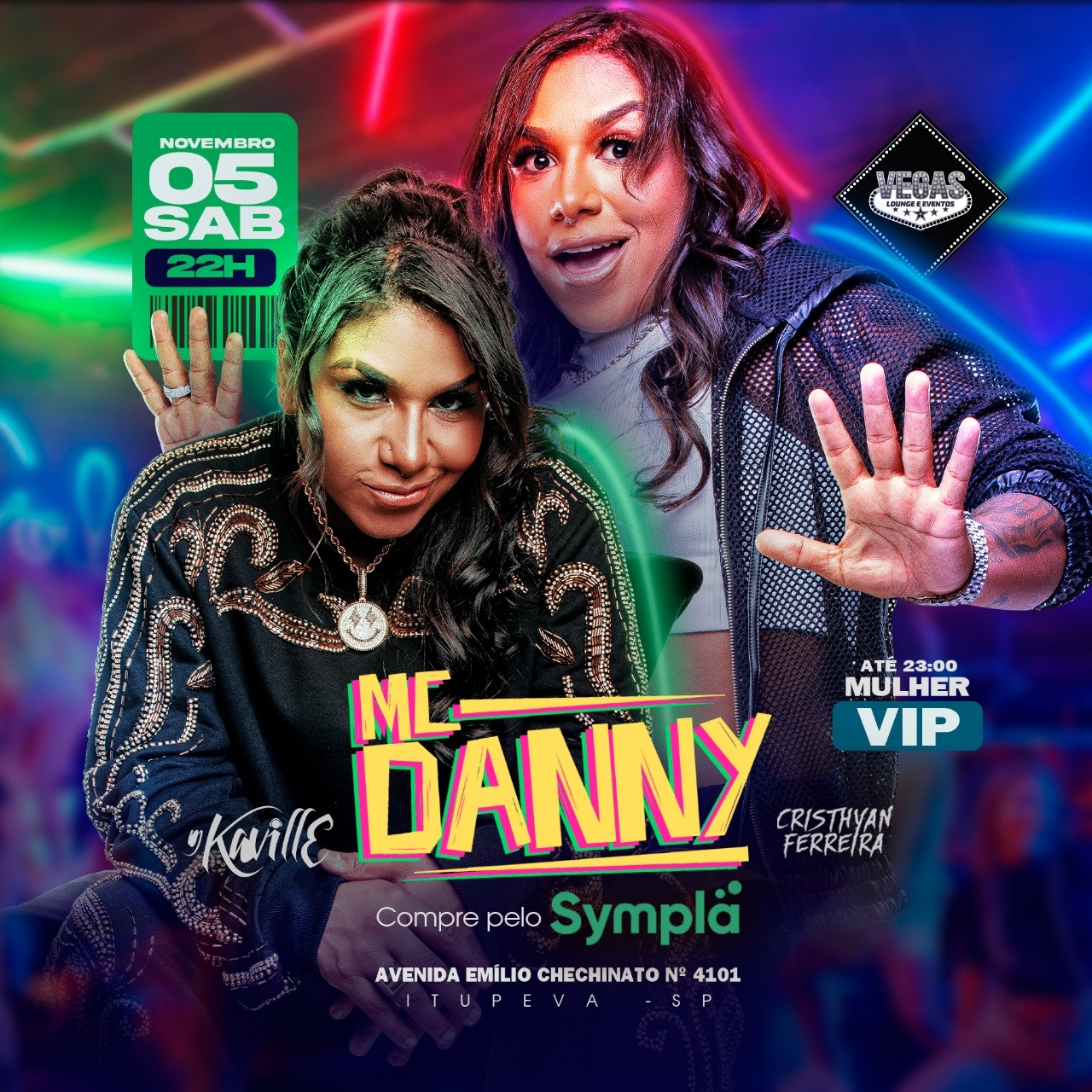Mc Danny - Vegas Lounge Itupeva Jundiaí - Funk Piseiro em Itupeva