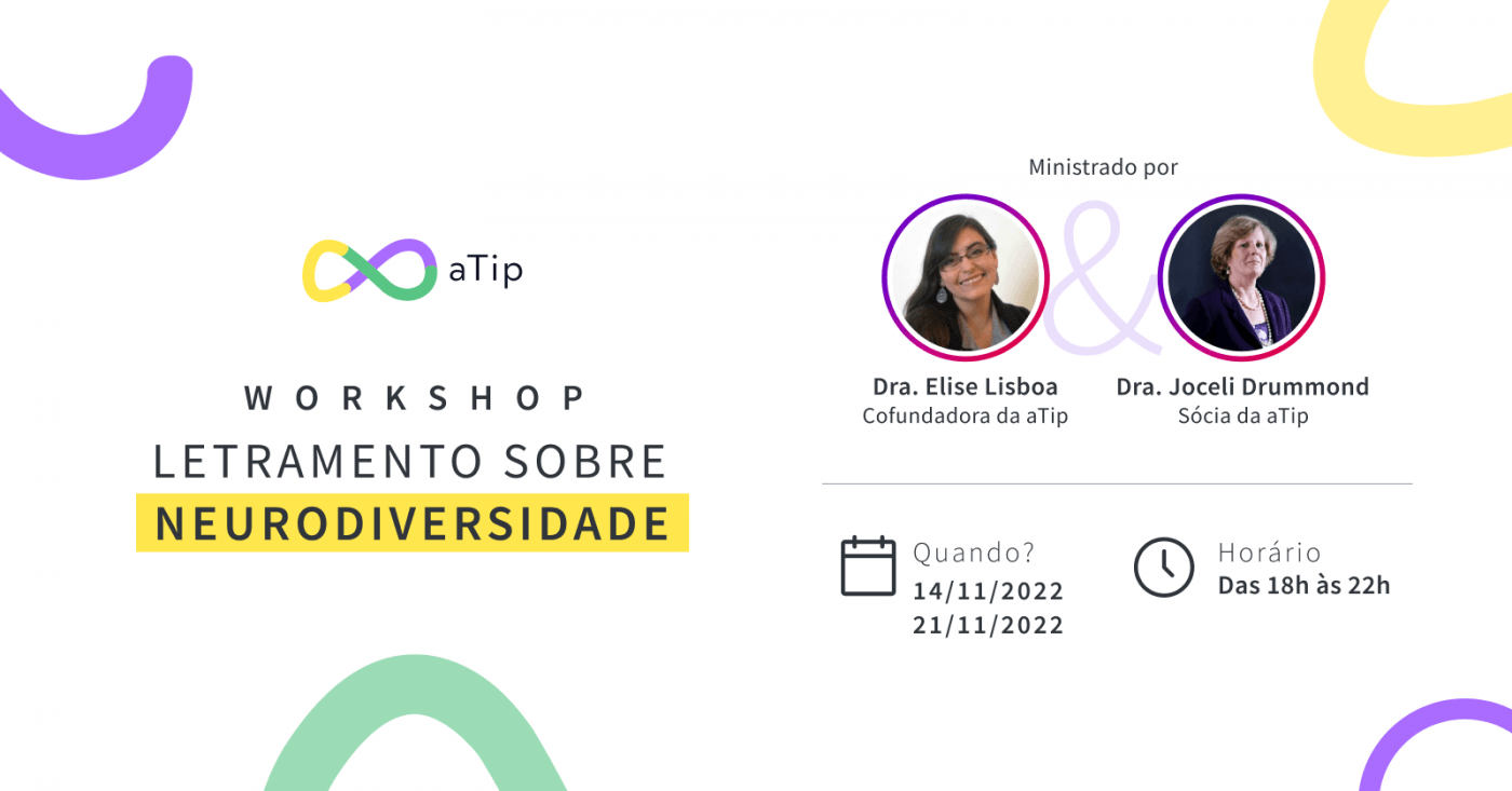Workshop de Letramento sobre Neurodiversidade - aTip - online - Sympla