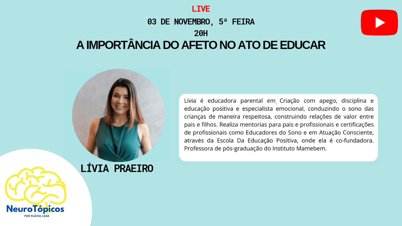 A importância do afeto no ato de educar - online - Sympla