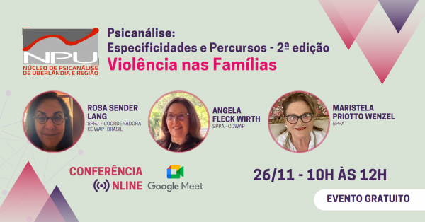 Psican lise Especificidades E Percursos 2 Edi o Viol ncia Nas Fam lias Online Sympla