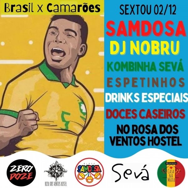 Brasil x Camarões em São Sebastião Sympla