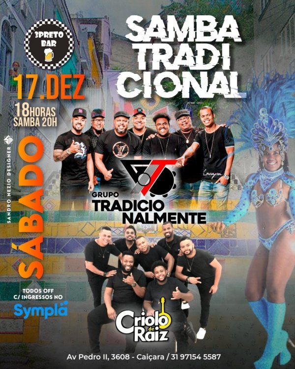 Samba Tradicional Em Belo Horizonte 2023 Sympla