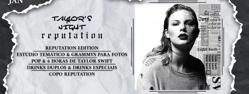 TaylorNight // ESPECIAL Reputation / 13.01 em Porto Alegre - Sympla
