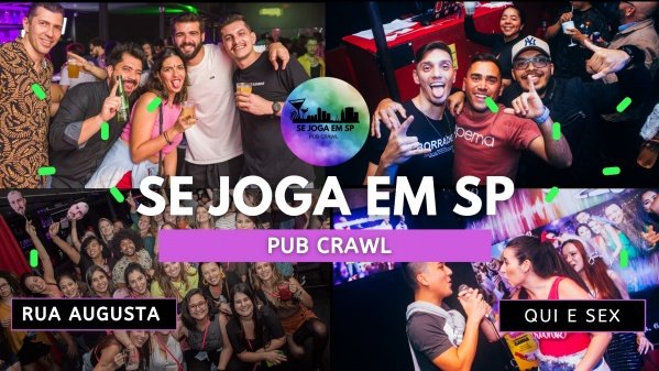 Tour pelos bares de São Paulo | SE JOGA EM SP Pub Crawl | Sábado ...