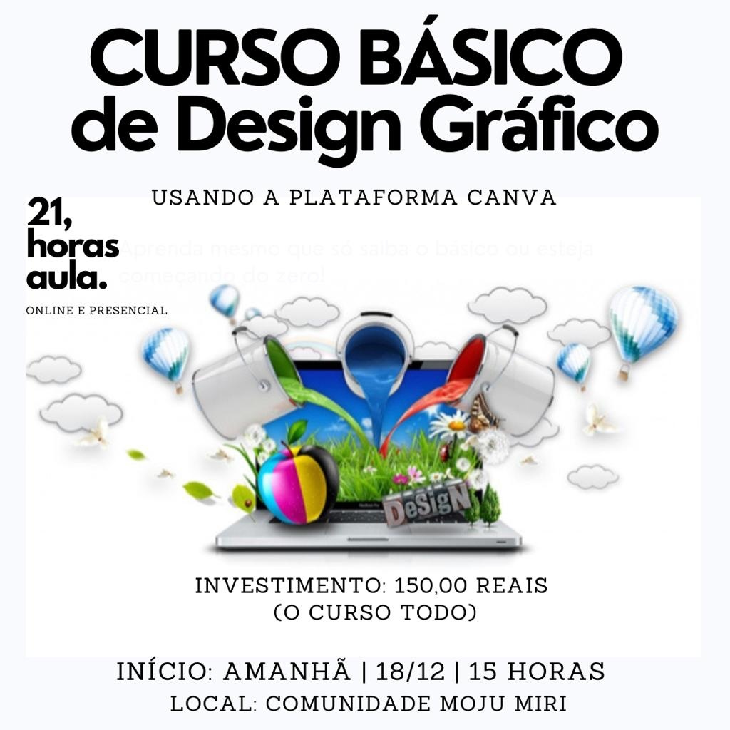 Curso Básico de Design Gráfico com Plataforma Canva em Moju - Sympla