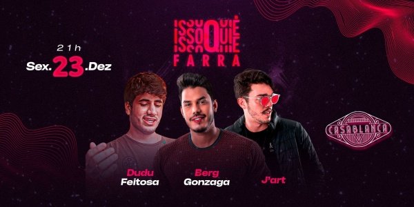 Casablanca Isso Quié Farra Em Maceió Sympla