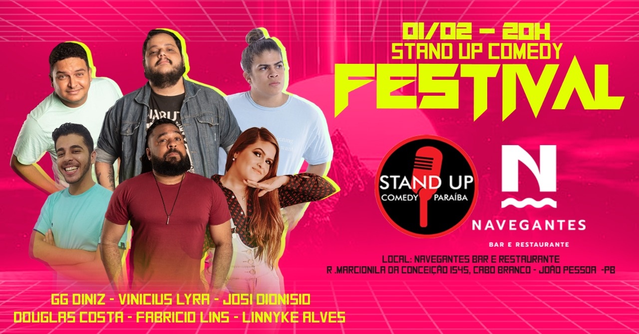 STAND UP COMEDY - FESTIVAL em João Pessoa - Sympla