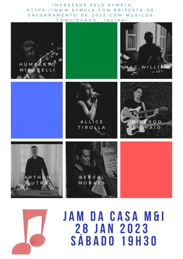 JAM DA CASA MÚSICA & INOVAÇÃO em Rio de Janeiro Sympla