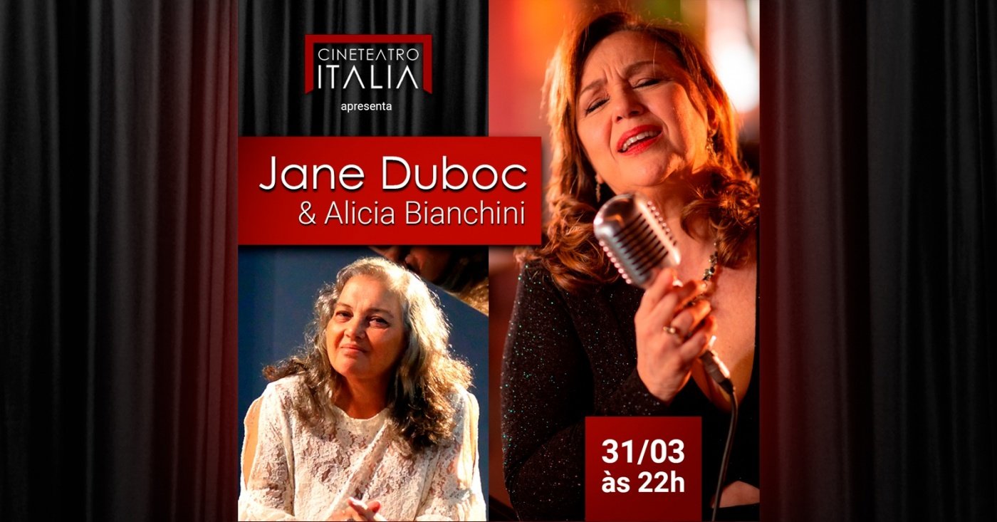 Jane Duboc & Alicia Bianchini em Rio Claro - Sympla