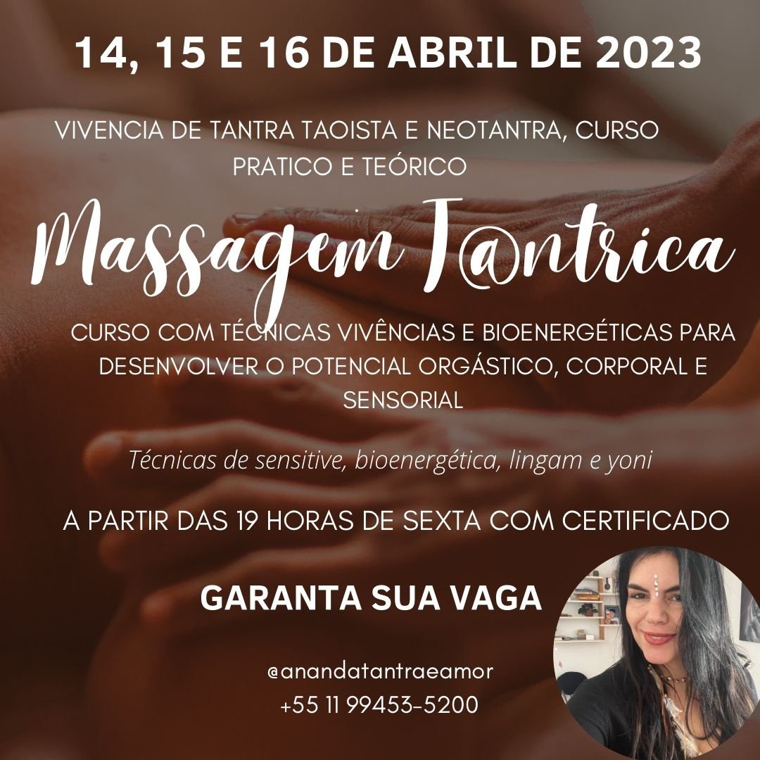 Curso vivencial de tantra - "Muito Além Do Toque" em São Paulo - Sympla