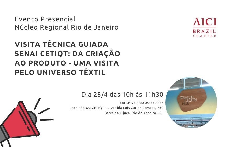 Visita técnica guiada SENAI CETIQT: Da criação ao produto: uma visita ...