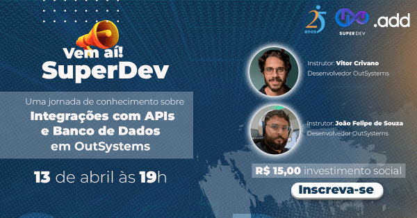 Integrações com APIs e Banco de Dados em OutSystems - online - Sympla