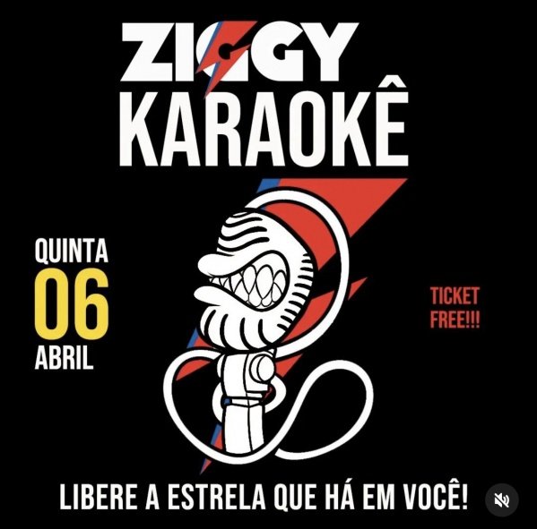 Ziggy Karaokê Libere a estrela que há em você em Vinhedo Sympla