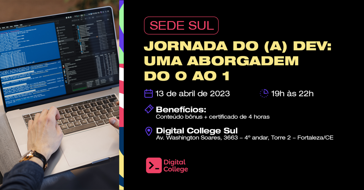 Jornada do DEV: uma abordagem do 0 ao 1 em Fortaleza - Sympla