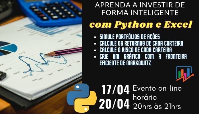 optimización de portafolios con python parte i –... Otimização de Carteiras de Ações Utilizando Python - online - Sympla