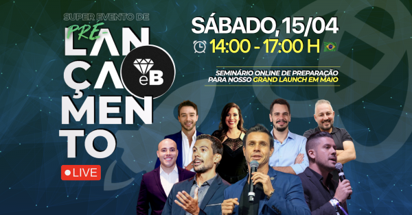 Imagem do evento Super Evento de Pré-Lançamento euBlack