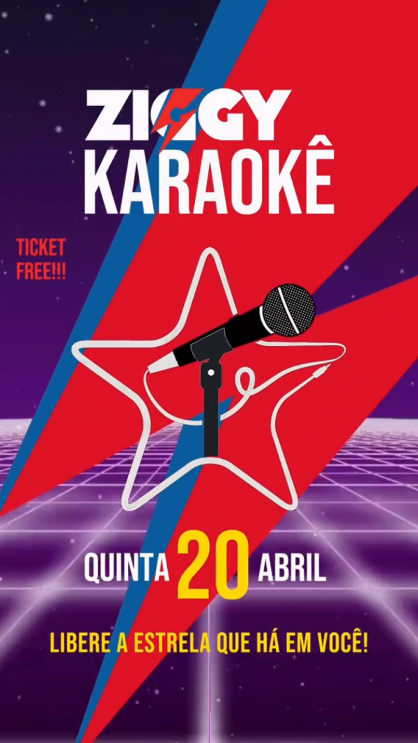 KARAOKÊ ZIGGY LIBERE A ESTRELA QUE HA EM VOCÊ VINHEDO KARAOKE em