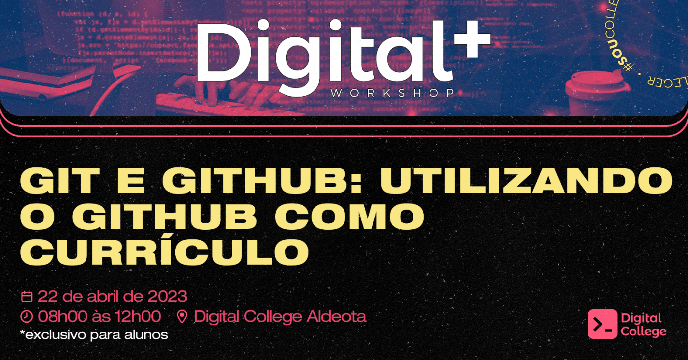 Digital Plus | Git e Github: utilizando o Github como currículo | Sede ...