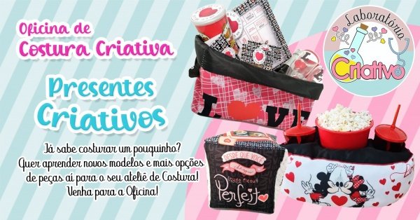 Oficina de Costura Criativa - Presentes Criativos em Nova Iguaçu - Sympla