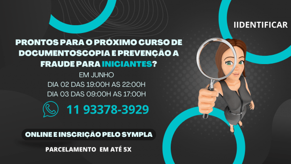 Curso de documentoscopia e prevenção a fraude para iniciantes - online ...