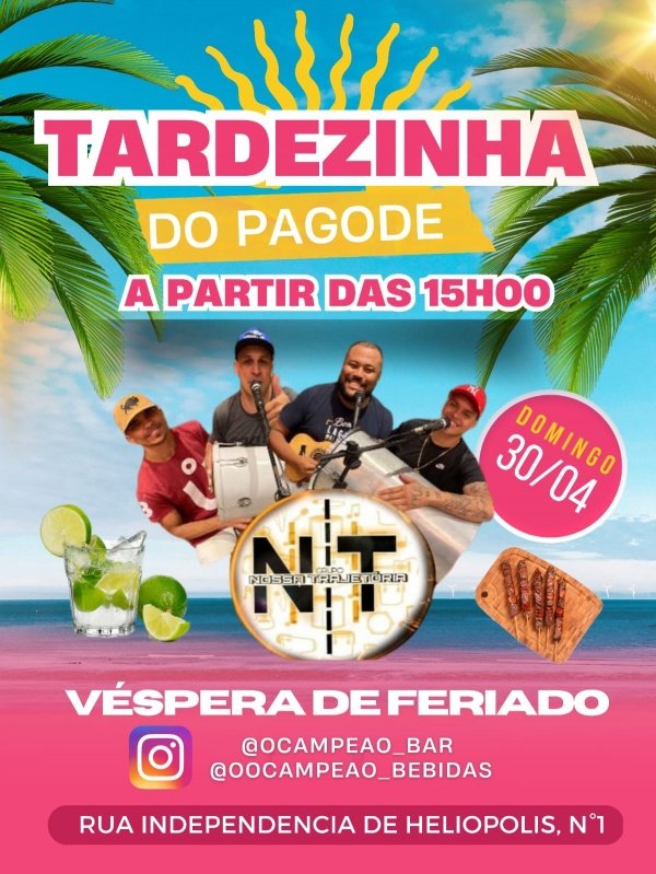 Tardezinha do Pagode em São Paulo Sympla