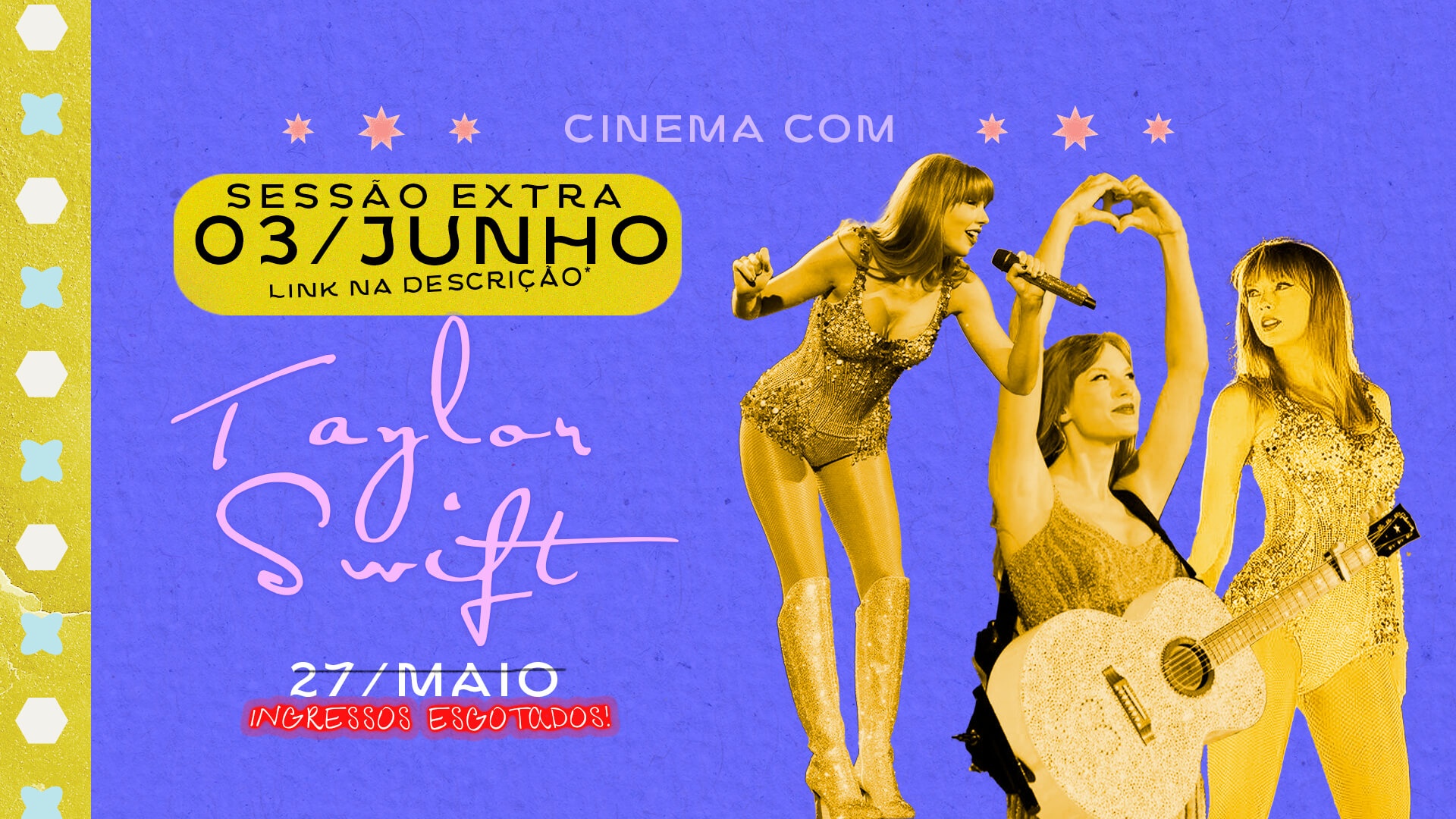Cinema Taylor Swift - Reputation Tour (27/05) no Teatro Chico