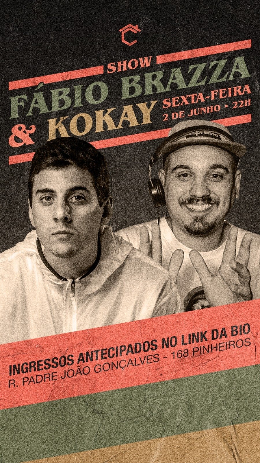 Sexta (02/06) - Show do Fabio Brazza + Dj Kokay - @casaclandestina em ...