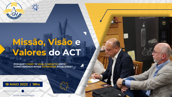 Missão, Visão e Valores do ACT - online - Sympla