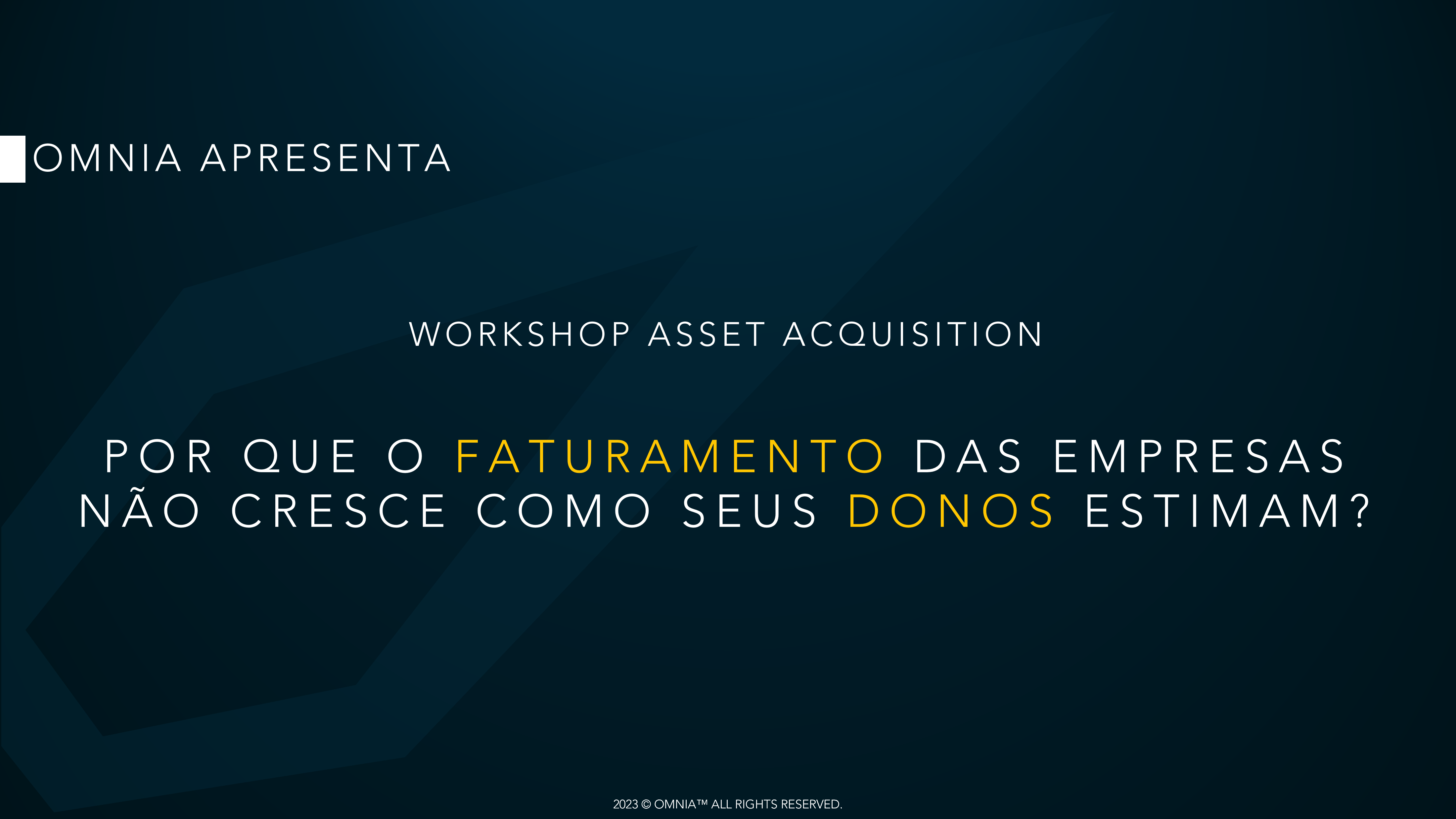 50º Workshop Asset Acquisition | Corporate_BC