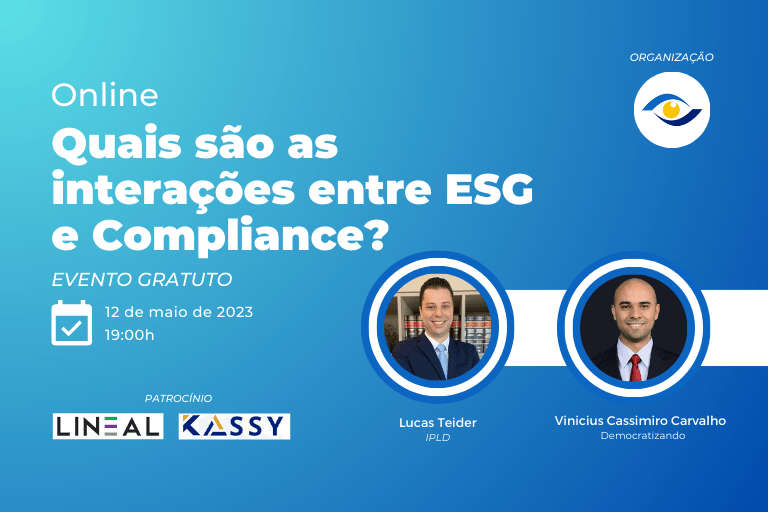 Quais são as interações entre ESG e Compliance? - online - Sympla