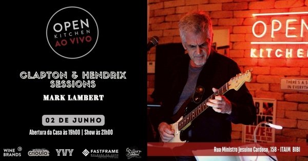 MARK LAMBERT | ERIC CLAPTON & JIMI HENDRIX SESSIONS em São Paulo - Sympla