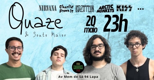 Quaze & Souto Maior em Rio de Janeiro - Sympla