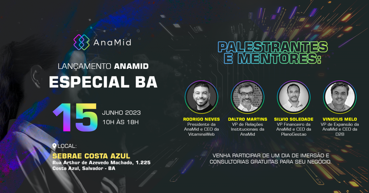 Lançamento da AnaMid Especial BA em Salvador - Sympla
