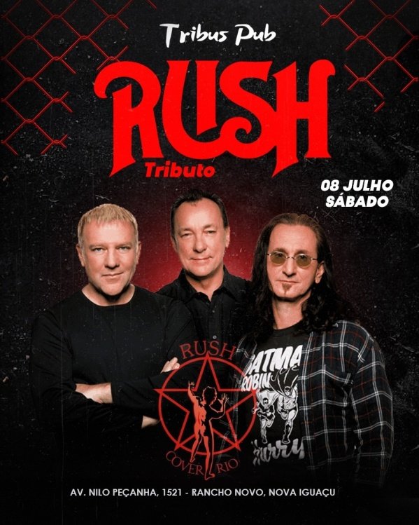 Rush Tribute em Nova Iguaçu Sympla