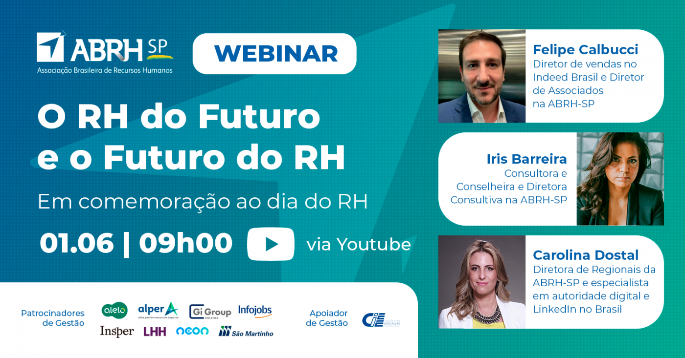 Webinar - O RH do Futuro e o Futuro do RH - online - Sympla