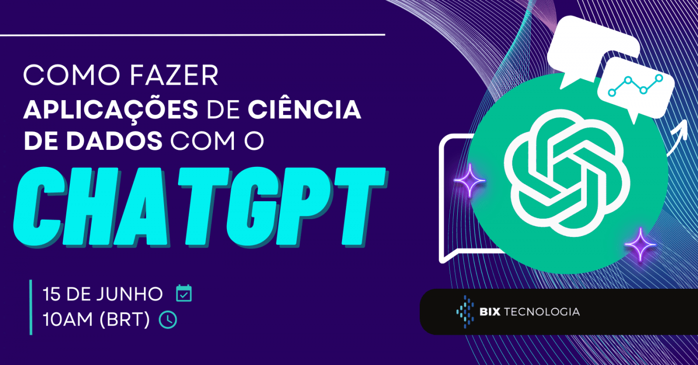 Aplicações de Ciência de Dados com o ChatGPT - online - Sympla