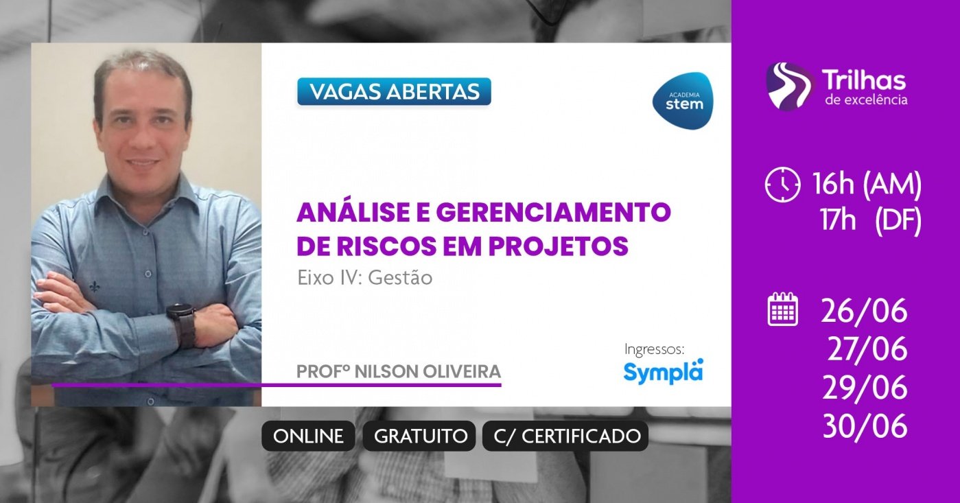 Análise e Gerenciamento de Riscos - online - Sympla