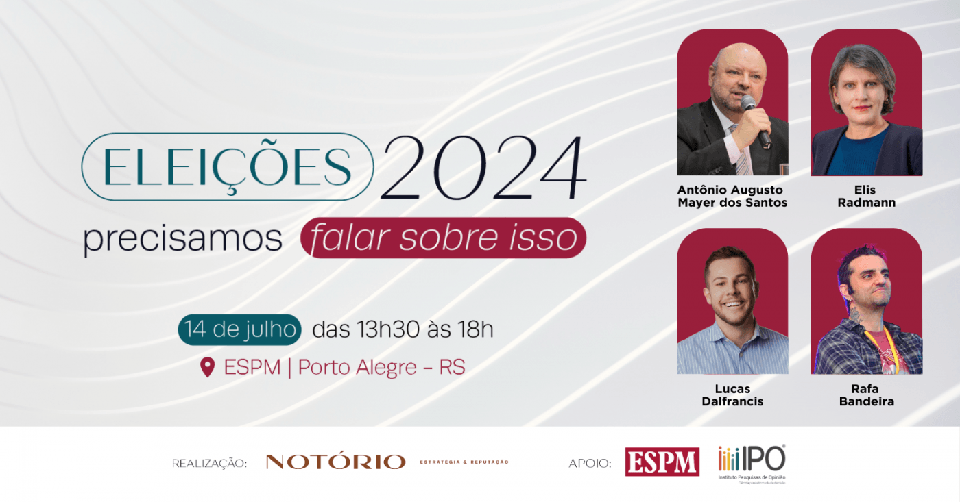 ELEIÇÕES 2024: precisamos falar sobre isso. em Porto Alegre - Sympla