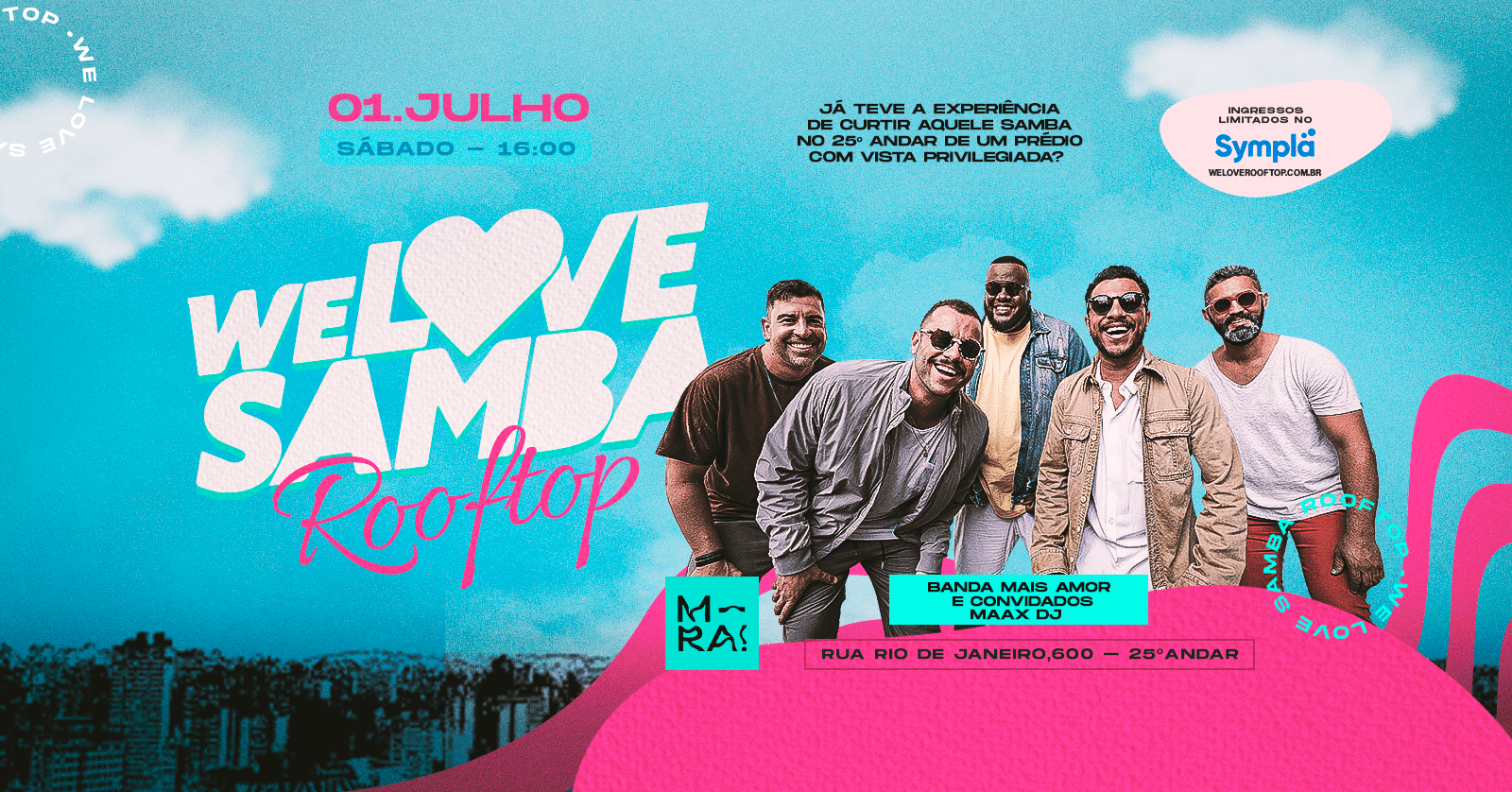 We Love Samba Rooftop - MIRA em Belo Horizonte