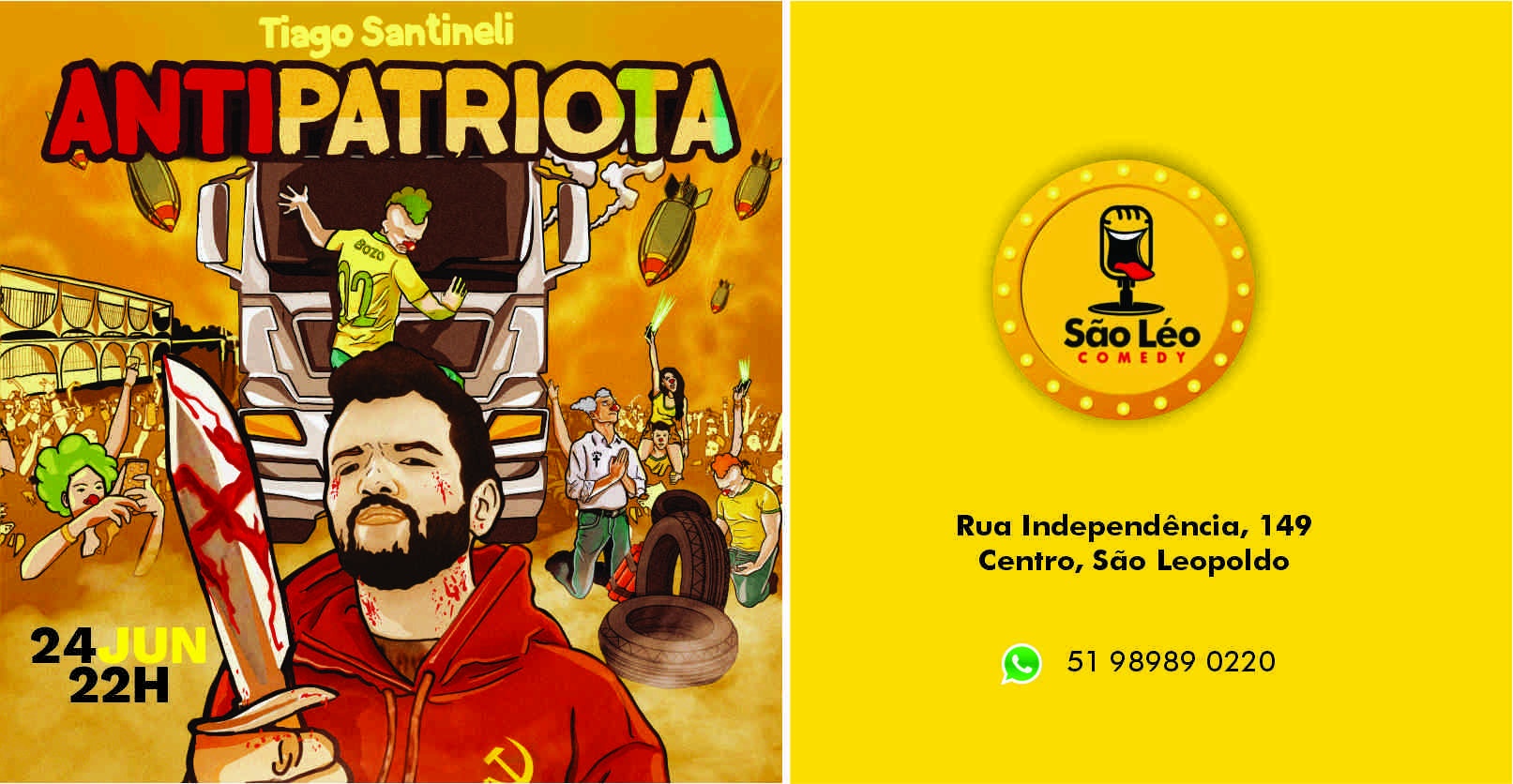 TIAGO SANTINELI em São Leopoldo