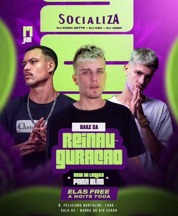 Baile de Reinauguração Socializa em Jaraguá do Sul Sympla