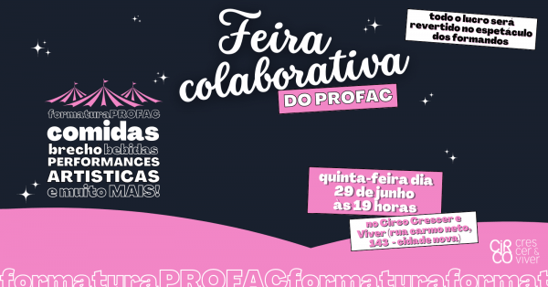 FEIRA COLABORATIVA do PROFAC :: Edição de São João em Rio de Janeiro ...