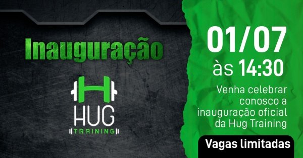 Inauguração Hug Training em Juiz de Fora - Sympla