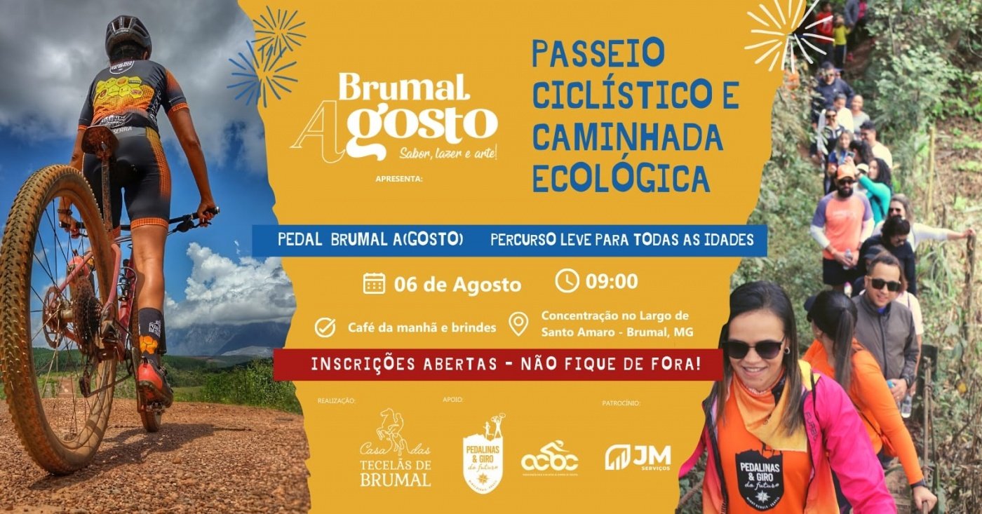 Pedalinas & Giro no Brumal Agosto em Santa Bárbara - Sympla