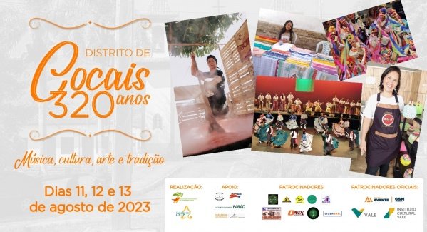 COCAIS 320 ANOS em Barão de Cocais Sympla