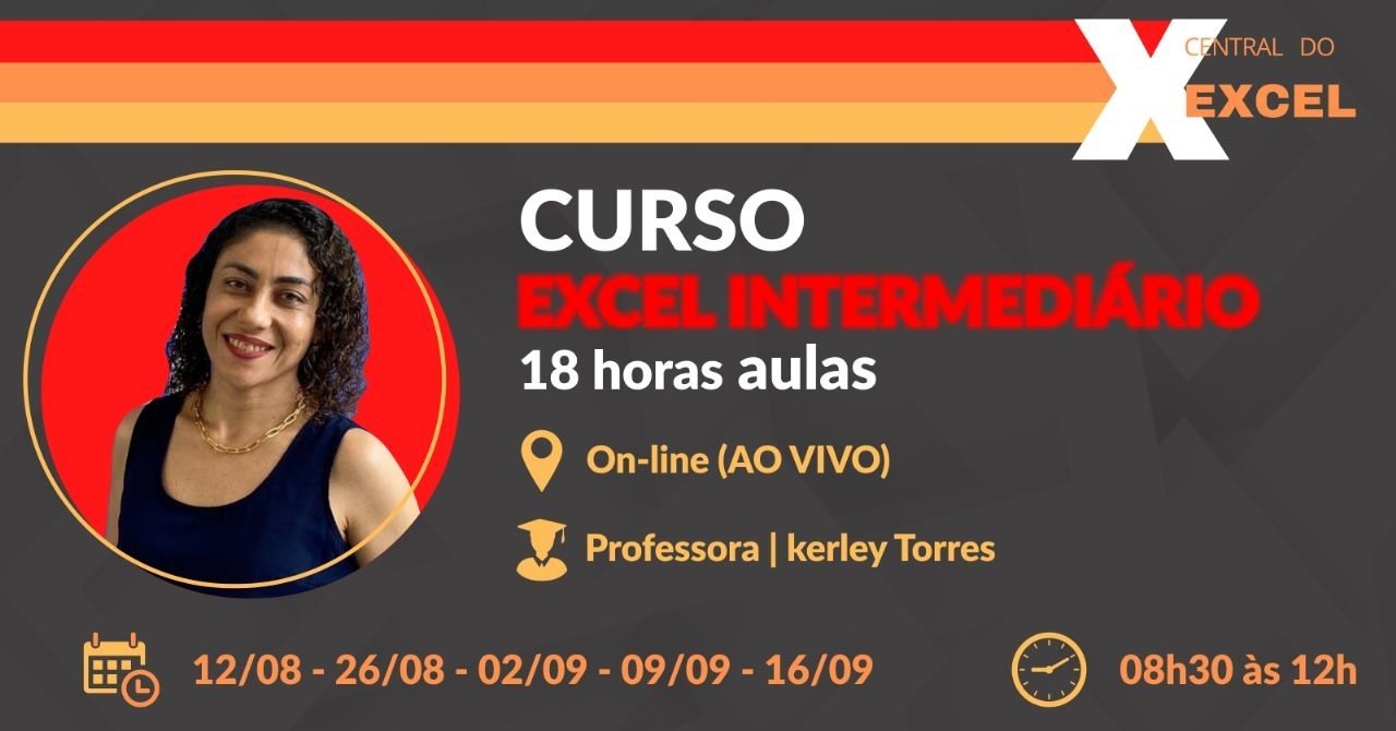 EI0220823 - Excel do ZERO ao INTERMEDIÁRIO| On Line AO VIVO - online ...